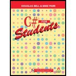 C# for Students (04) by Bell, Douglas - Parr, Mike [Paperback (2004)]