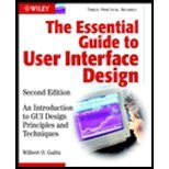 Essential Guide to User Interface Design - An Introduction to GUI Design Principles & Techniques (2nd, 02) by Galitz, Wilbert O [Paperback (2002)]