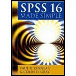 SPSS 16 Made Simple (08) by Kinnear, Paul R - Gray, Colin D [Paperback (2008)]