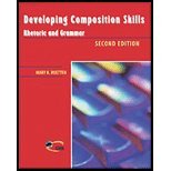 Developing Composition Skills - Rhetoric & Grammar (2nd, 03) by Ruetten, Mary K [Paperback (2002)]