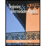 Beginning & Intermediate Algebra (2nd, 01) by Martin-Gay, K Elayn [Hardcover (2001)]
