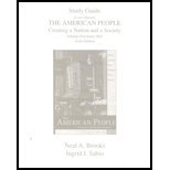 American People - Creating a Nation & a Society, Volume Two Study Guide (6th, 04) by Nash, Gary B - Jeffrey, Frederick [Paperback (2003)]