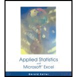 Applied Statistics with Microsoft Excel (01) by Keller, Gerald [Hardcover (2000)]