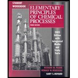 Elementary Principles of Chemical Processes -Student Workbook (3rd, 05) by [Paperback (2005)]
