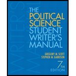 Political Science Student Writer's Manual (7th, 12) by [Spiral-bound (2011)]