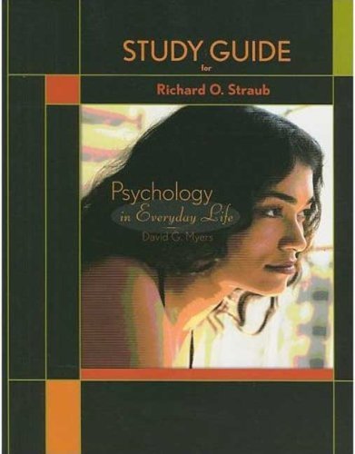 Psychology in Everyday Life (09) by Myers, David G [Paperback (2008)]