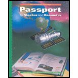 Passport to Algebra & Geometry (04) by [Hardcover (2003)]