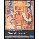 Bedford Anthology of World Literature , Book 3 (04) by Davis, Paul - Harrison, Gary - Johnson, David M [Paperback (2003)]