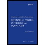 Beginning Partial Differential Equations, Solutions Manual (2nd, 08) by O'Neil, Peter V [Paperback (2008)]