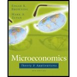Microeconomics - Theory & Application (9th, 06) by Browning, Edgar K - Zupan, Mark A [Paperback (2005)]