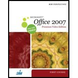 New Perspectives on Microsoft Office 2007, First Course, Premium Video Edition, 1st Edition (10) by [Spiral-bound (2009)]