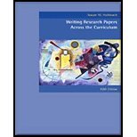 Writing Research Papers Across Curriculum (5th, 05) by [Spiral-bound (2004)]