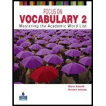 Focus on Vocabulary 2 ((2nd,)11) by Schmitt, Diane - Schmitt, Norbert [Paperback (2011)]