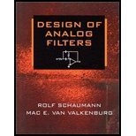 Design of Analog Filters ((REV)01) by Schaumann, Rolf - Valkenburg, the late Mac E Van [Hardcover (2001)]