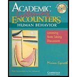 Academic Listening Encounters - Human Behavior Student's Book (99) by Espeseth, Miriam [Paperback (2004)]