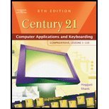 Century 21 - Computer Application & Keyboarding, Lessons 1-150 (8th, 05) by Hoggatt, Jack P - Shank, Jon A [Hardcover (2005)]
