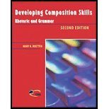 Developing Composition Skills - Rhetoric & Grammar (2nd, 03) by Ruetten, Mary K [Paperback (2002)]