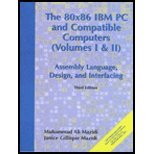 80X86 IBM PC & Compatible Computers - Assembly Language, Design, & Interfacing - Volumes I & II (3rd, 00) by Mazidi, Muhammed Ali - Mazidi, Janice Gillispie - Gillispie-Ma [Hardcover (2000)]