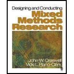 Designing & Conducting Mixed Methods Research (07) by Creswell, John W - Clark, Dr Vicki L Plano [Paperback (2006)]
