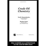 Crude Oil Chemistry (03) by Simanzhenkov, Vasily - Idem, Raphael [Hardcover (2003)]