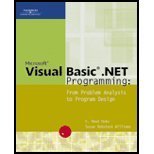 Microsoft Visual BASIC Net Programming - From Problem Analysis to Program Design (05) by [Paperback (2004)]