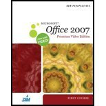 New Perspectives on Microsoft Office 2007, First Course, Premium Video Edition, 1st Edition (10) by [Spiral-bound (2009)]