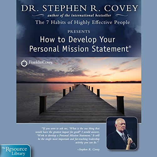 Book Cover How to Develop Your Personal Mission Statement