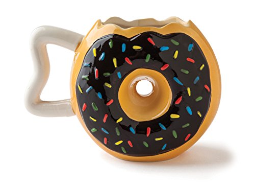 BigMouth Inc Donut Mug Coffee Cup, 1 Count (Pack of 1), White