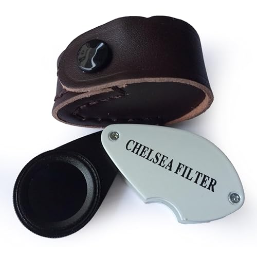 ADE Advanced Optics Chelsea Filter – Gemstone Identification Tool for Emerald, Jadeite, Green & Gem Stones Testing – Professional Jewelers Compact Folding Filter