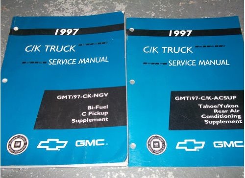 1997 GMC YUKON MODELS CK C/K TRUCK Service Shop Repair Manual Set FACTORY