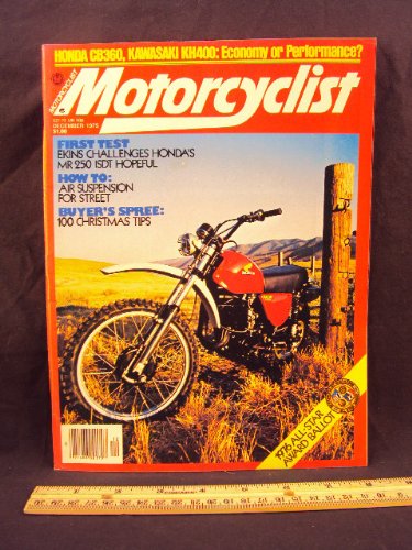 1975 75 December MOTORCYCLIST Magazine (Features: Test on Moto Villa 250, 450 Motocrossers, Exclusive Test on MR 250, & Kawasaki KH400 vs. Honda CB360 T)