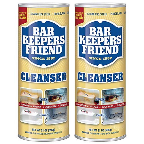 BAR KEEPERS FRIEND Powdered Cleanser 21-Ounces (2-Pack)']