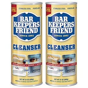 BAR KEEPERS FRIEND Powdered Cleanser 21-Ounces (2-Pack)']