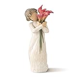 Willow Tree Bloom, Like Our Friendship, Vibrant and Ever-Constant, A Gift to Celebrate Friendships, or for Those Who Love Flowers, Sculpted Hand-Painted Figure