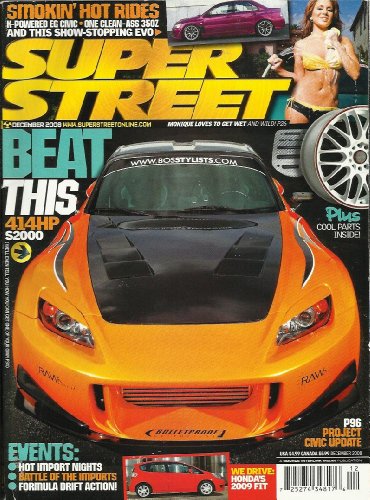 SUPER STREET MAGAZINE DECEMBER 2008!