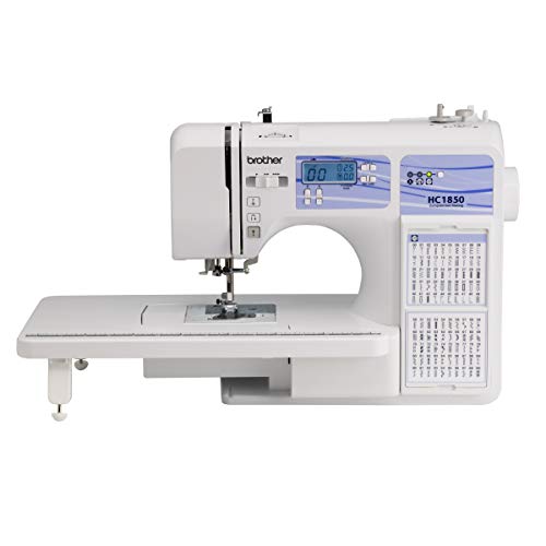 Book Cover Brother HC1850 Sewing and Quilting Machine, 185 Built-in Stitches, LCD Display, 8 Included Feet