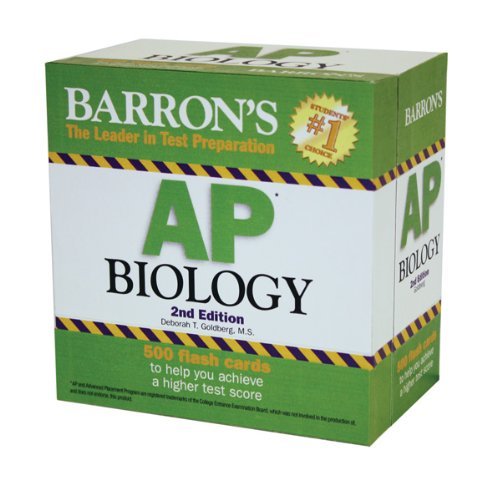 By Deborah T. Goldberg M.S. - Barron's AP Biology Flash Cards
