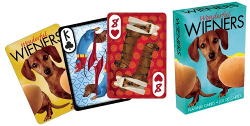 Aquarius Wonderful Wieners Playing Cards