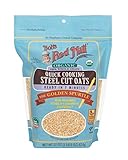 Bob's Red Mill Organic Quick Cooking Steel Cut Oats, 22 Oz (4 Pack)