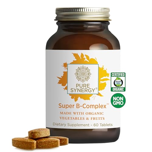 The Synergy Company, Organic Super B-Complex, 60 Veggie Tabs