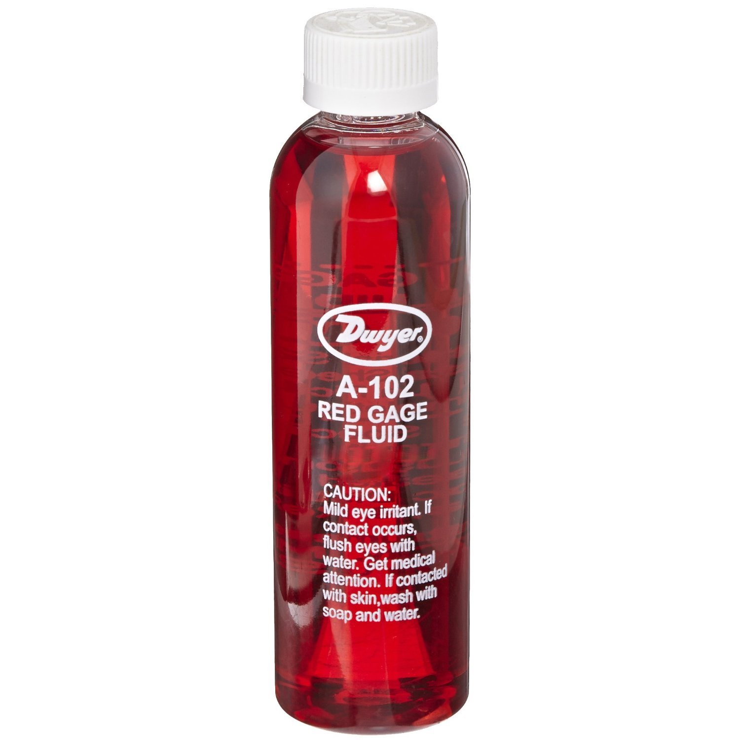 Dwyer Gauge Fluid, Red, 4 Oz Bottle, 0.826 sp. gr.