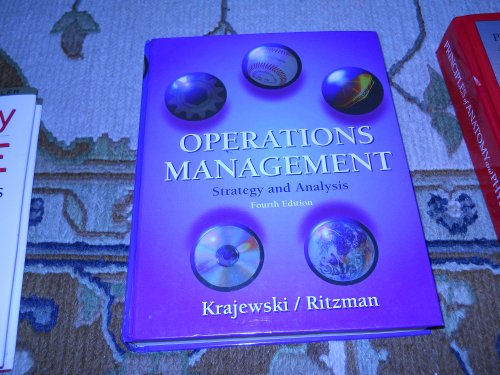 Operations Mangement Strategy and Analysis