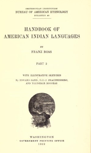 Handbook of American Indian languages