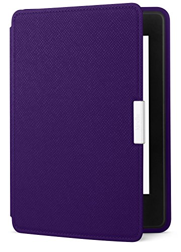 Book Cover Amazon Kindle Paperwhite Leather Case, Royal Purple - fits all Paperwhite generations prior to 2018 (Will not fit All-new Paperwhite 10th generation)