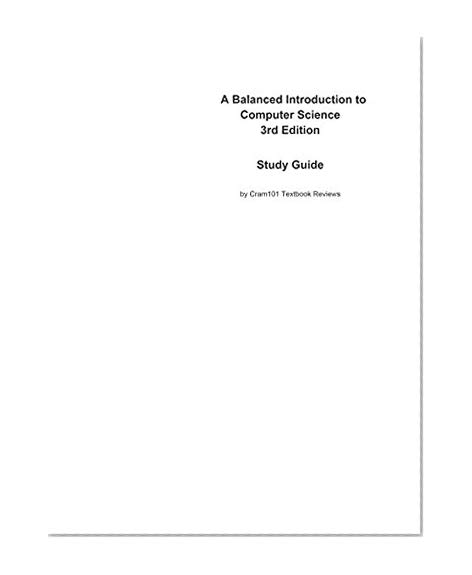 e-Study Guide for A Balanced Introduction to Computer Science, textbook by David Reed: Computer science, Computer science