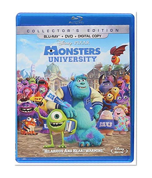 Book Cover Monsters University (Blu-ray + DVD + Digital Copy)