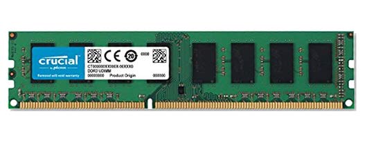 Book Cover Crucial 8GB Single DDR3L 1600 MT/s (PC3L-12800)  Unbuffered UDIMM  Memory CT102464BD160B