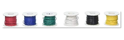 Elenco Solid Hook-Up Wire Kit 6 Colors in a dispenser box # WK-106