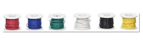 Elenco Solid Hook-Up Wire Kit 6 Colors in a dispenser box # WK-106