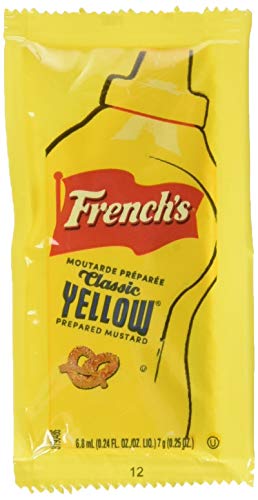 French's Frenchs Classic Yellow Mustard 7 Gram Packet (Case Of 200)